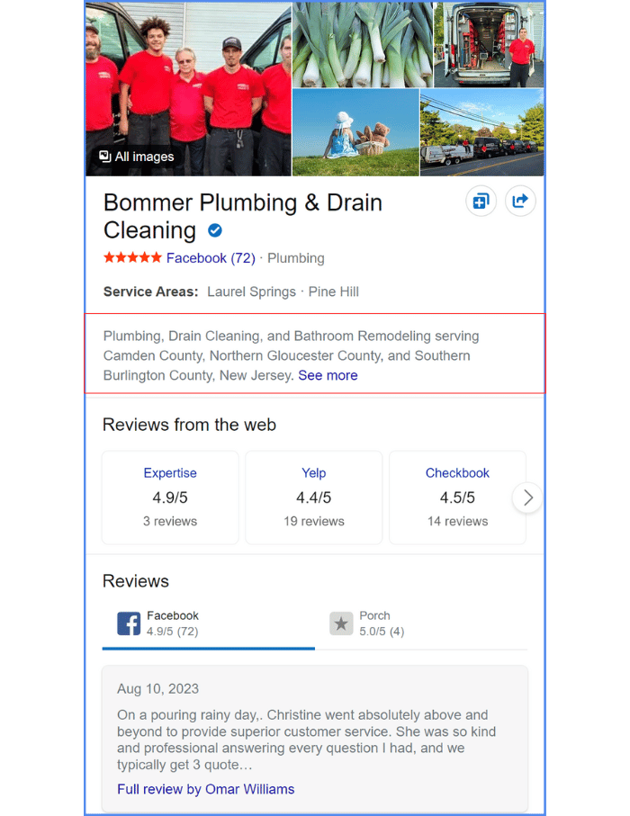 Bing Places optimization
