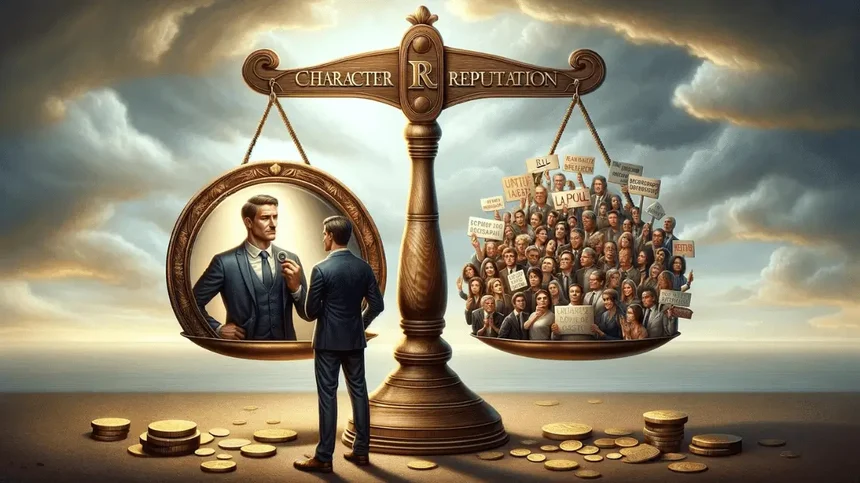 Character vs Reputation in Leadership
