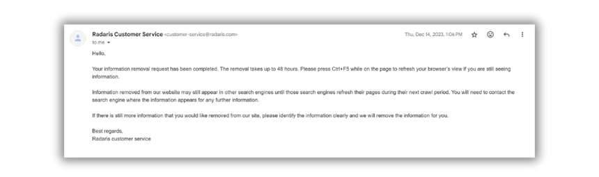 radaris.com opt out