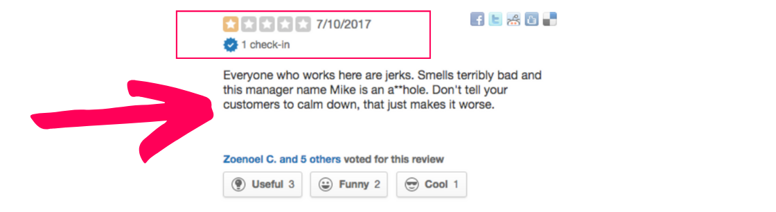Former employee is leaving bad reviews