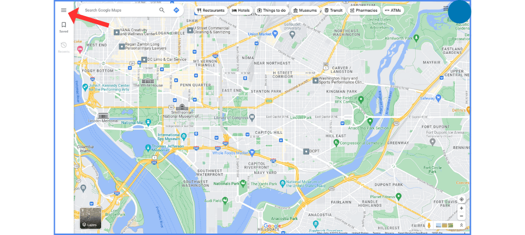 Launch Google Maps to find my reviews