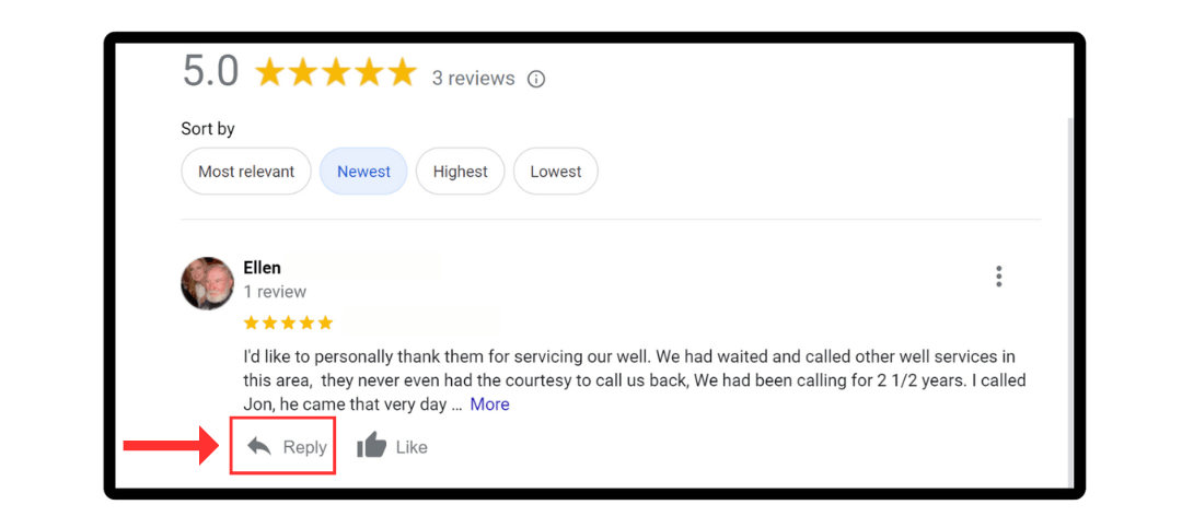responding to customer reviews