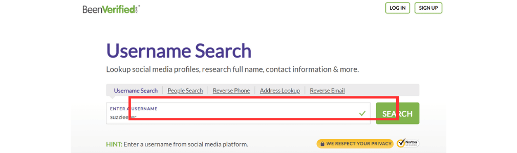 reverse social username search