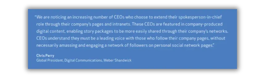 ceo social transparency