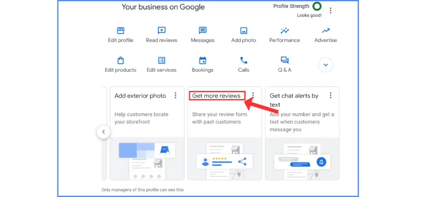create a google review link