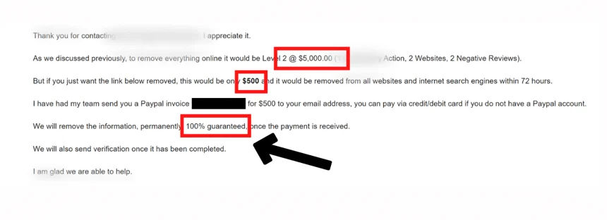 exploitive removal practices example