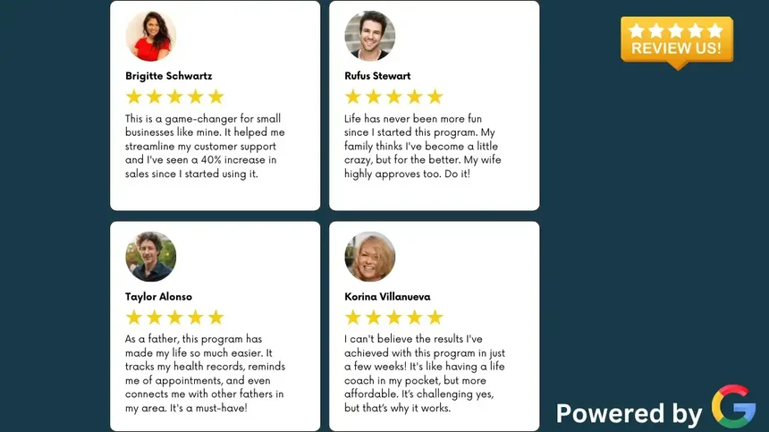 google review widgets