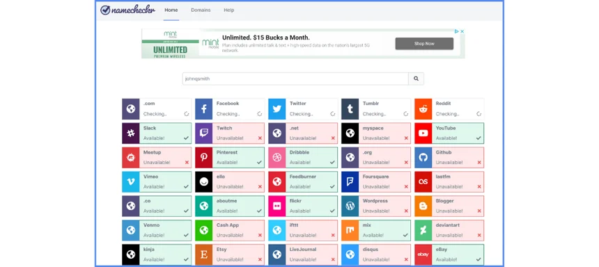 how to check username availability