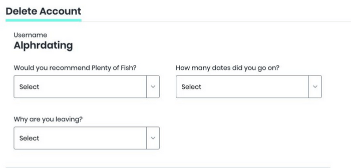 pof delete account