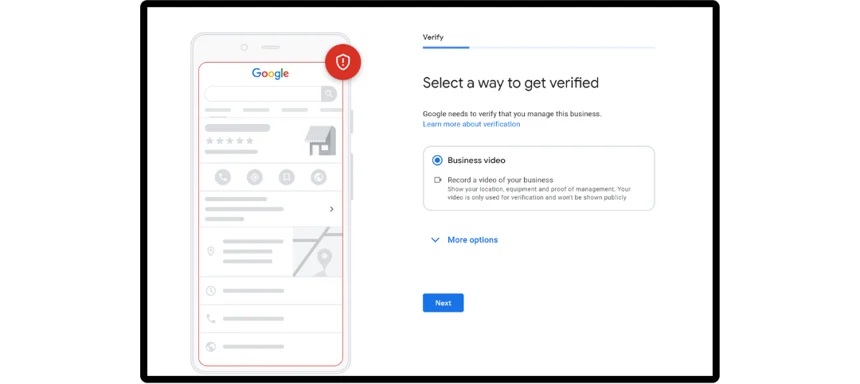 verify your business on google