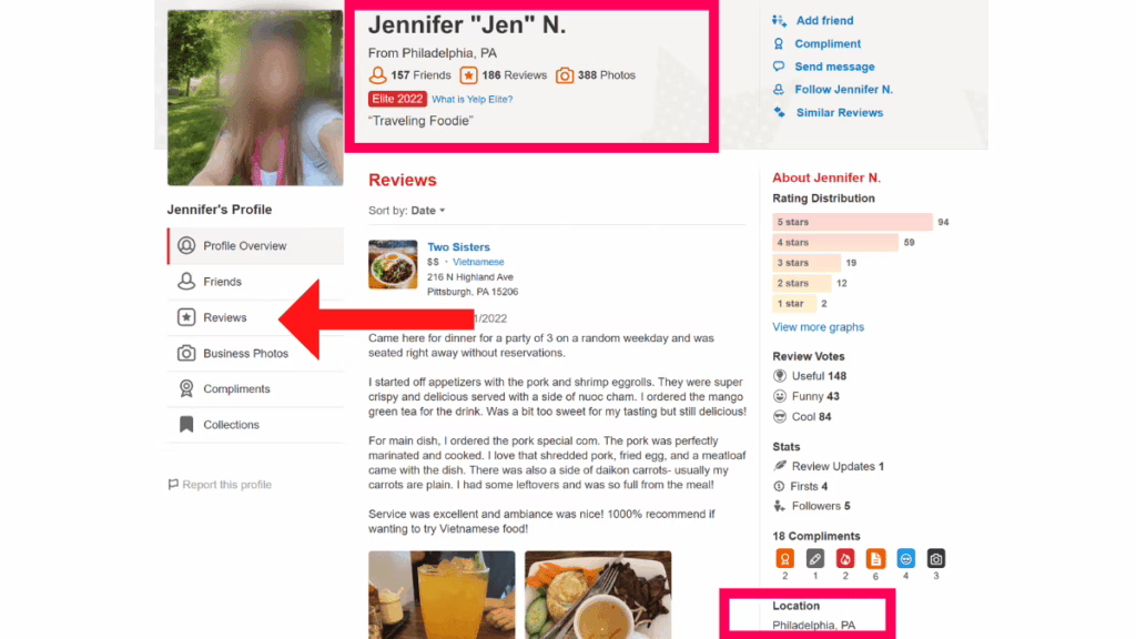 yelp fake review