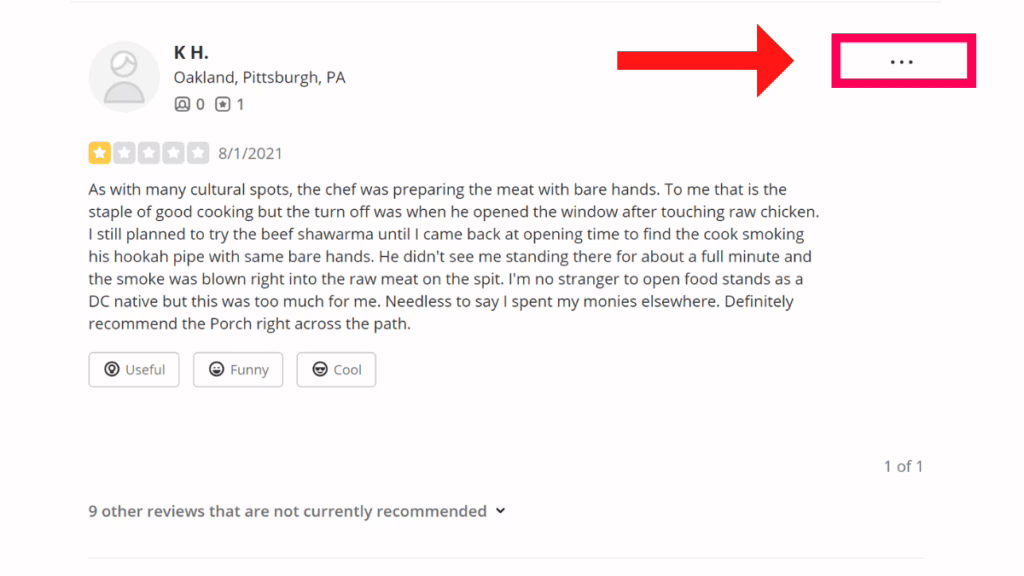 yelp review removal process