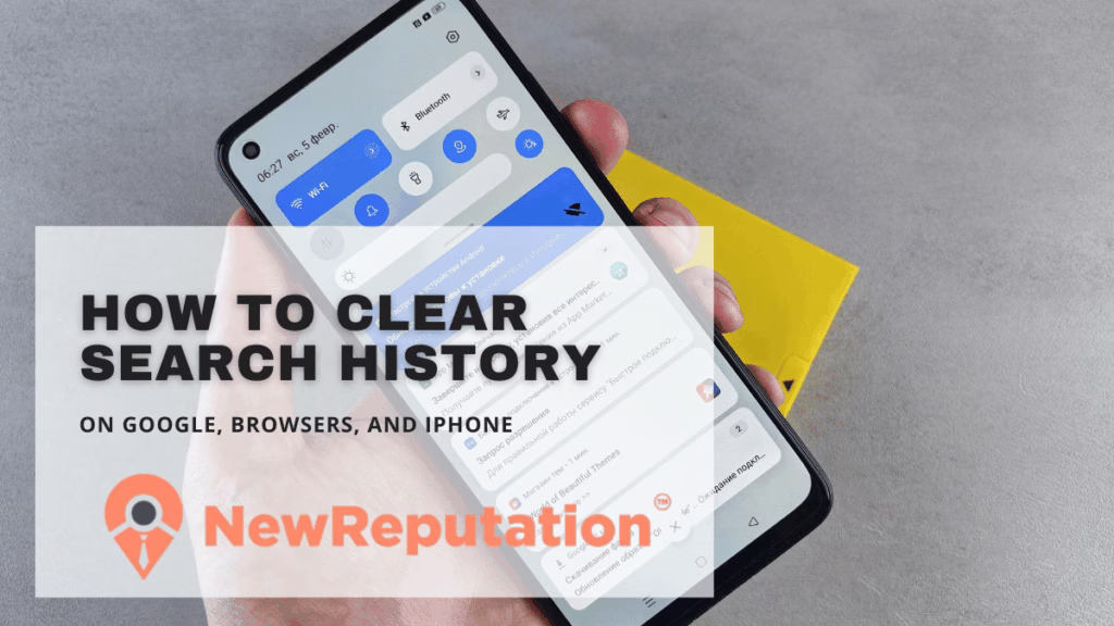 how to delete search history on iphone