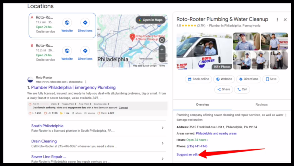 remove a google business profile i dont own